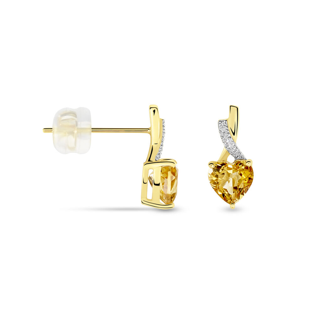 Boucles D'oreilles Puces Or Jaune Clothilde - Clous d'oreilles Femme | Histoire d’Or