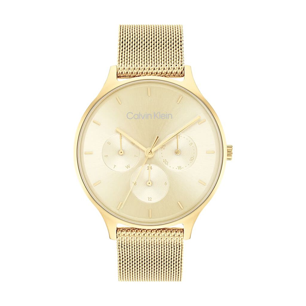 Montre Calvin Klein Timeless Multi Champagne - Montres Femme | Histoire d’Or