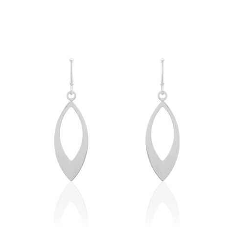 Boucles D'oreilles Pendantes Andrienne Argent Blanc - Boucles d'oreilles fantaisie Femme | Histoire d’Or
