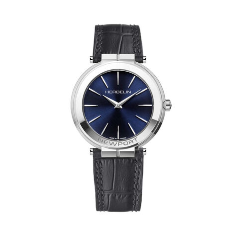 Montre Michel Herbelin Newport Slim Bleu - Montres Homme | Histoire d’Or