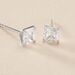 Boucles D'oreilles Puces Alys Argent Blanc Oxyde De Zirconium - Boucles d'oreilles fantaisie Femme | Histoire d’Or