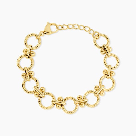 Bracelet Sahra Acier Jaune - Bijoux sans pierre Femme | Histoire d&rsquo;Or