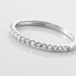 Bague Gizella Or Blanc Diamant - Alliances Femme | Histoire d&rsquo;Or