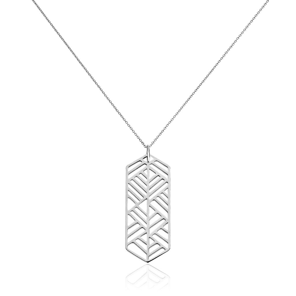 Collier Dannielle Acier Blanc - Colliers fantaisie Femme | Histoire d’Or