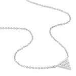 Collier Brendana Argent Blanc Oxyde De Zirconium - Colliers fantaisie Femme | Histoire d&rsquo;Or