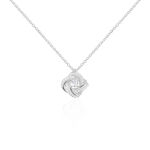 Collier Anasthase Argent Blanc Oxyde De Zirconium - Colliers fantaisie Femme | Histoire d&rsquo;Or