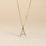 Pendentif Klementine Or Jaune Oxyde De Zirconium - Pendentifs Famille | Histoire d&rsquo;Or