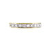 Demi-alliance Or Jaune Valentine Diamants Synthetique - Alliances Femme | Histoire d’Or