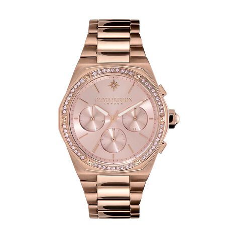 Montre Olivia Burton Hexa Multifonction Rose - Montres Femme | Histoire d’Or