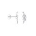 Boucles D'oreilles Puces Alma Argent Blanc Oxyde De Zirconium - Boucles d'oreilles fantaisie Femme | Histoire d’Or