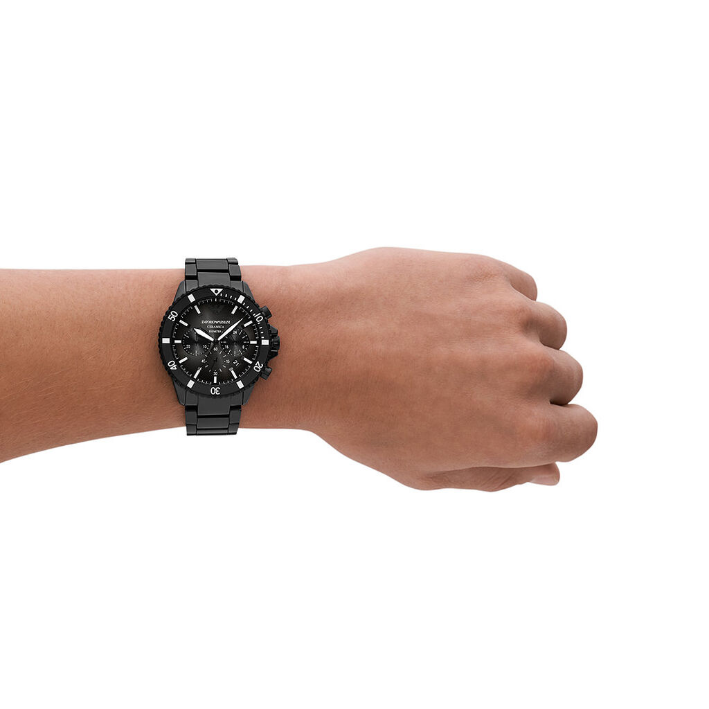 Montre Emporio Armani Noir - Montres Homme | Histoire d’Or