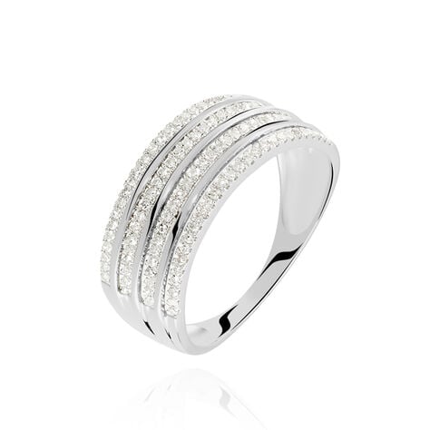 Bague Rayanna Or Blanc Diamant - Bagues avec pierre Femme | Histoire d&rsquo;Or