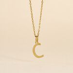 Pendentif Ionia Lettre Or Jaune - Pendentifs Famille | Histoire d&rsquo;Or