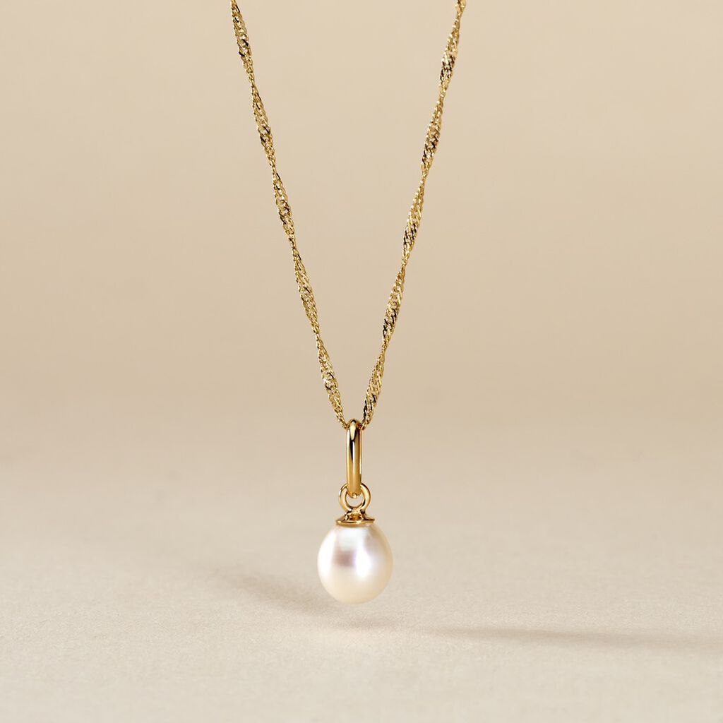 Pendentif Yoela Or Jaune Perle De Culture - Pendentifs Femme | Histoire d’Or