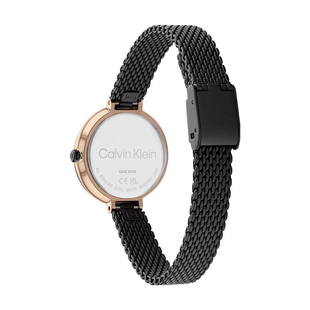 Montre Calvin Klein Minimalistic T Bar Noir - Montres Femme | Histoire d&rsquo;Or