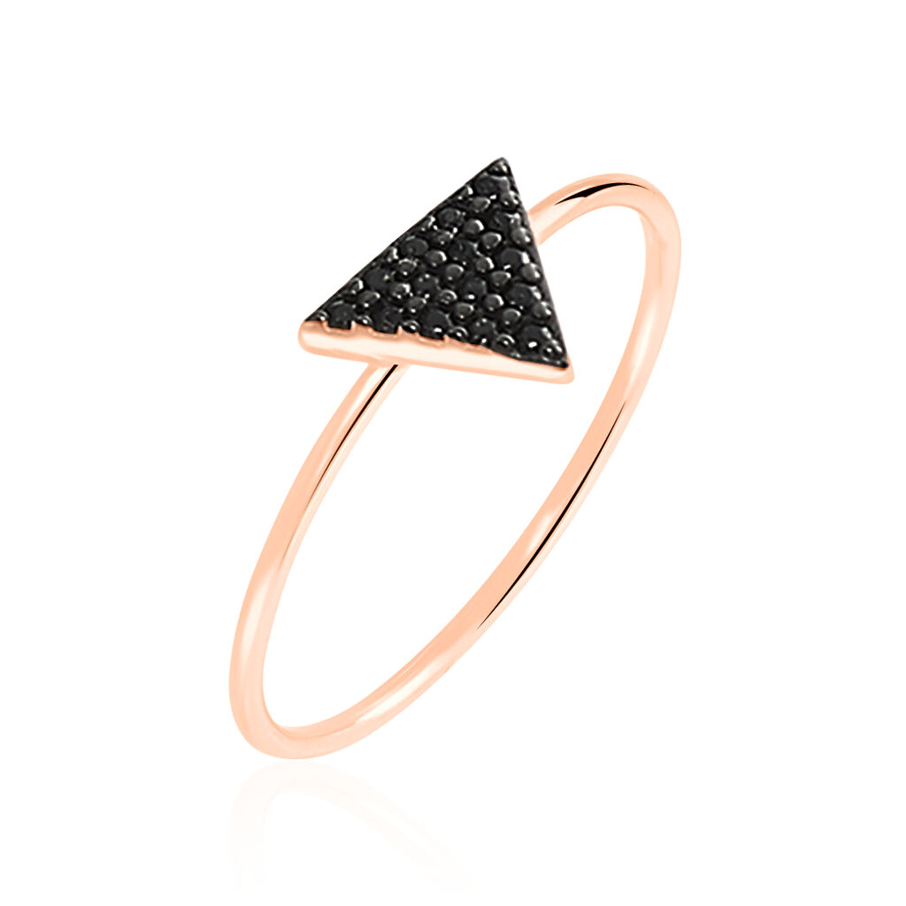 Bague Amellia Argent Rose Oxyde De Zirconium - Bagues avec pierre Femme | Histoire d&rsquo;Or