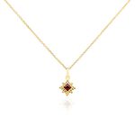 Collier Bobbie Plaqu&eacute; Or Jaune Oxyde De Zirconium - Colliers Femme | Histoire d&rsquo;Or