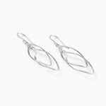 Boucles D'oreilles Pendantes Twisty Argent Blanc - Boucles d'oreilles fantaisie Femme | Histoire d&rsquo;Or