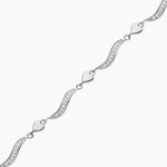 Bracelet Amor Argent Blanc Oxyde De Zirconium - F&ecirc;te des m&egrave;res Femme | Histoire d&rsquo;Or