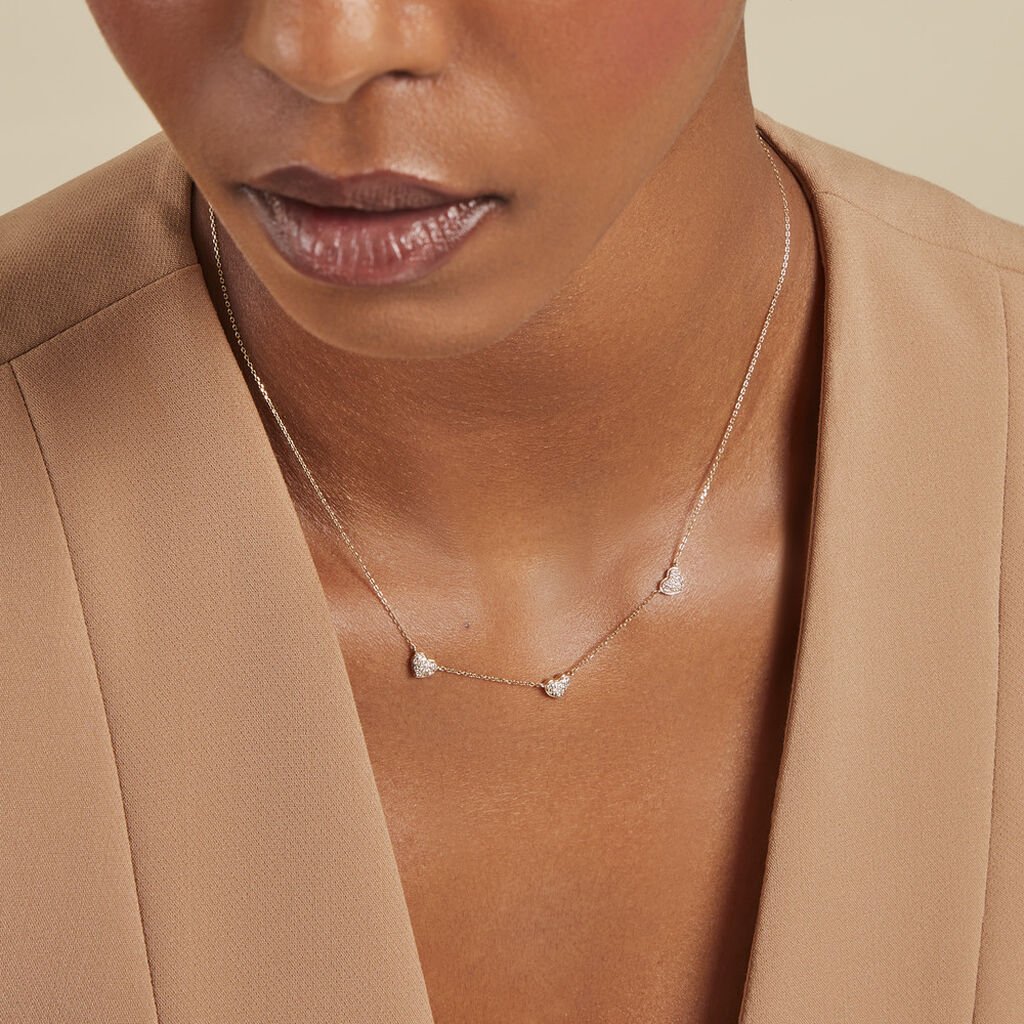 Collier Bomb Lover Or Jaune Oxyde De Zirconium - Colliers Femme | Histoire d’Or