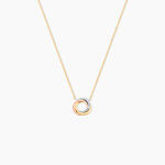 Collier Daphnee Or Tricolore Diamant - Colliers Femme | Histoire d&rsquo;Or