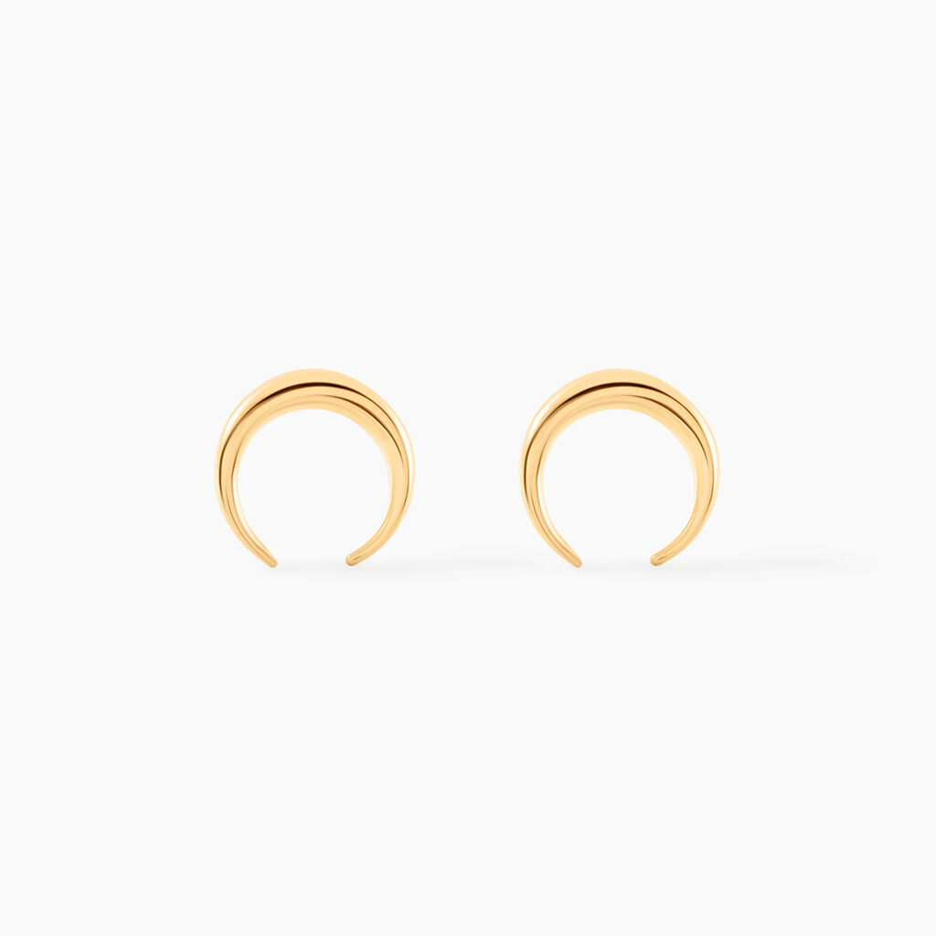 Boucles D'oreilles Puces Sergeline Or Jaune - Clous d'oreilles Femme | Histoire d’Or