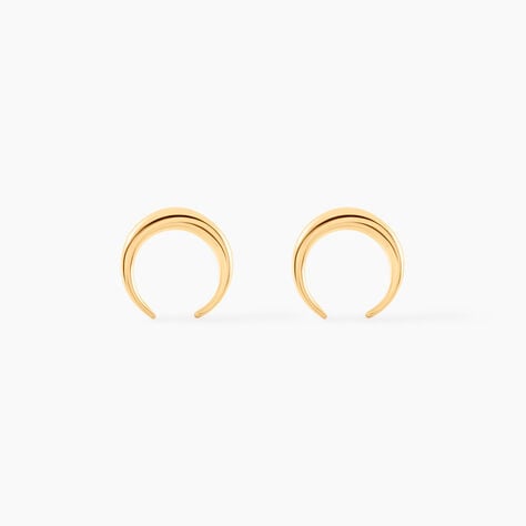 Boucles D'oreilles Puces Sergeline Or Jaune - Clous d'oreilles Femme | Histoire d’Or