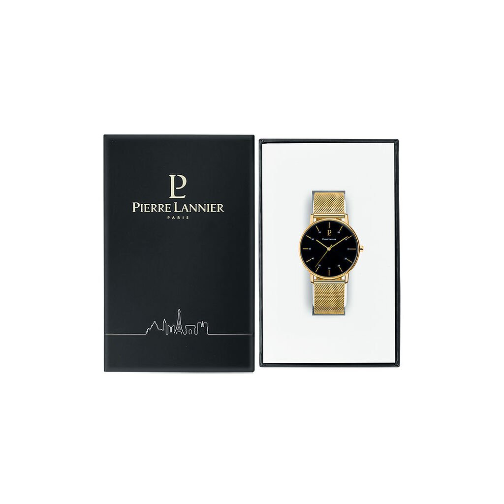 Montre Pierre Lannier Cityline Noir - Montres Homme | Histoire d’Or
