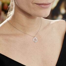 Collier Afaf Argent Blanc - Colliers fantaisie Femme | Histoire d’Or