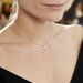 Collier Afaf Argent Blanc - Colliers fantaisie Femme | Histoire d’Or