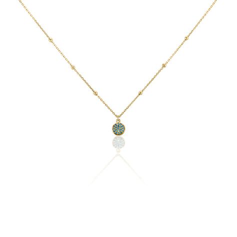 Collier Plaqué Or Jaune Mikayla Oxydes De Zirconium - Colliers fantaisie Femme | Histoire d’Or