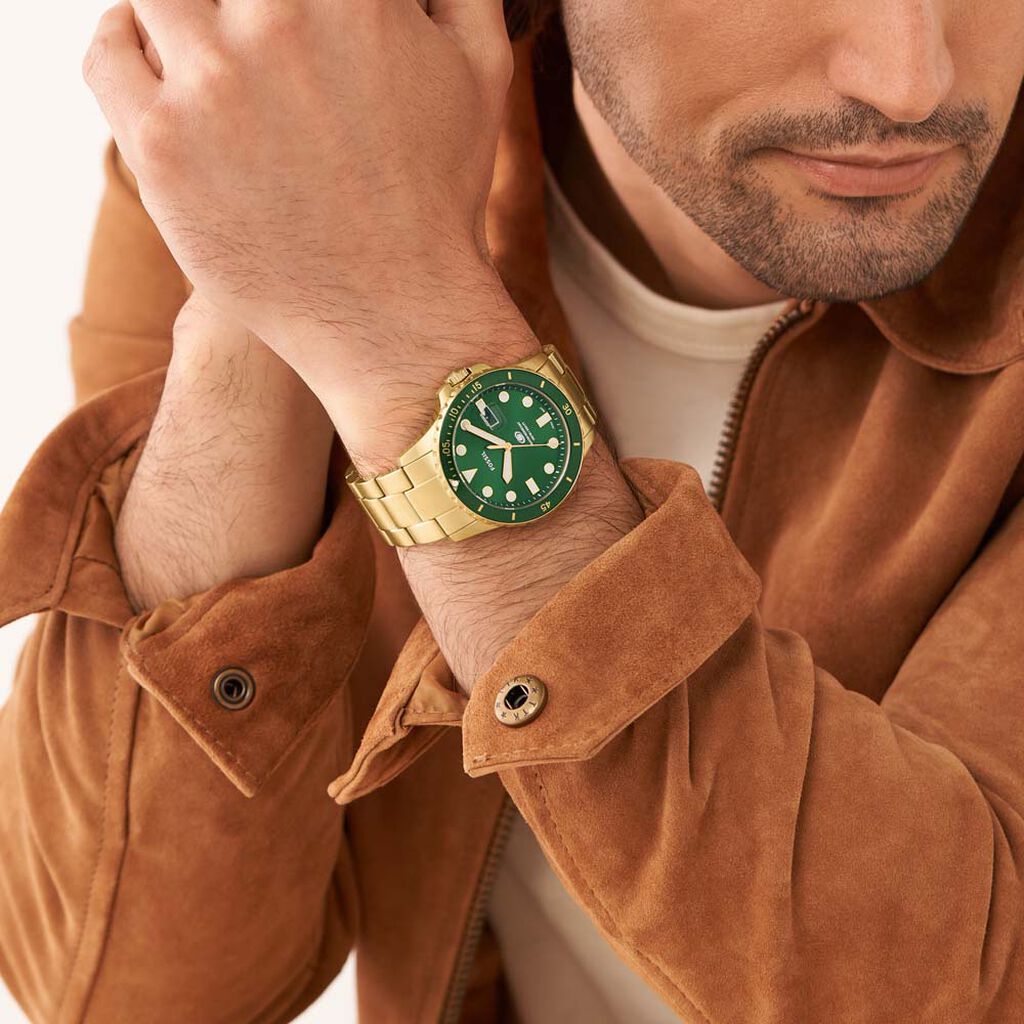 Montre Fossil Blue Vert - Montres Homme | Histoire d’Or
