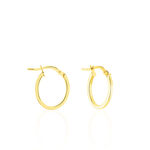 Cr&eacute;oles Telya Or Jaune - Boucles d'oreilles cr&eacute;oles Femme | Histoire d&rsquo;Or