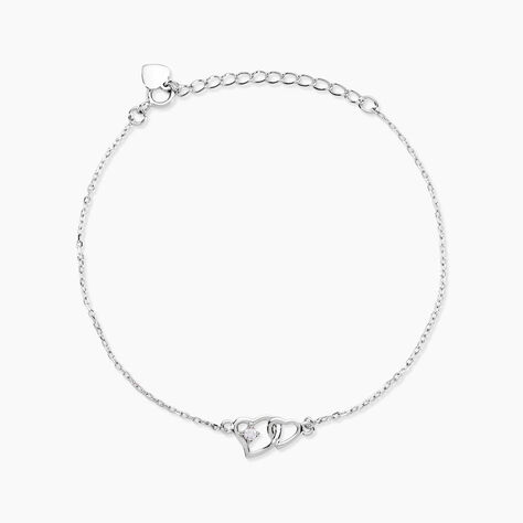 Bracelet Roma Argent Blanc Oxyde De Zirconium - Bracelets Femme | Histoire d’Or