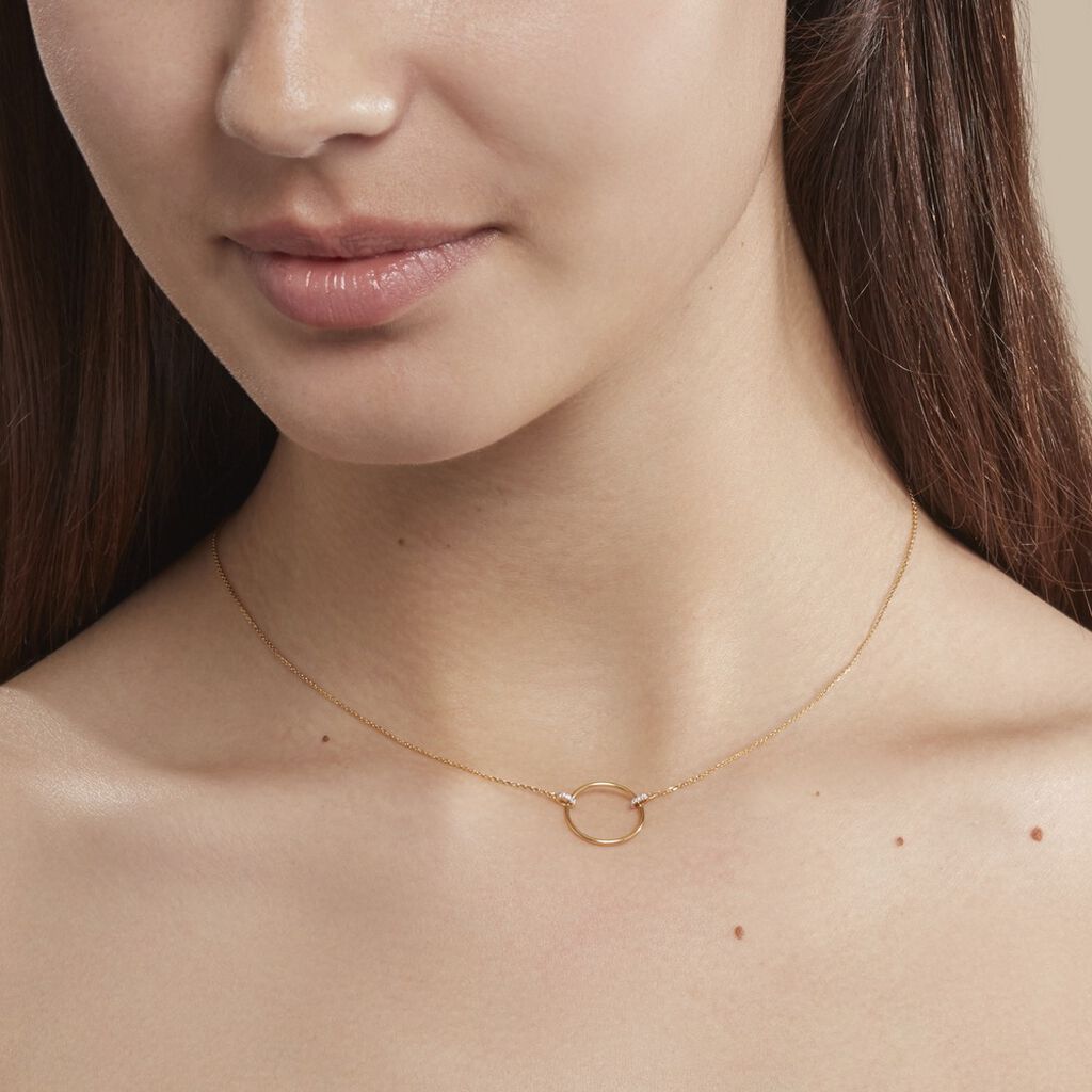 Collier Proserpine Or Jaune Diamant - Colliers Femme | Histoire d’Or