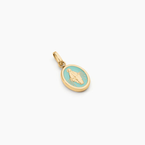 Pendentif Santos Or Jaune - Pendentifs Baptême Famille | Histoire d’Or