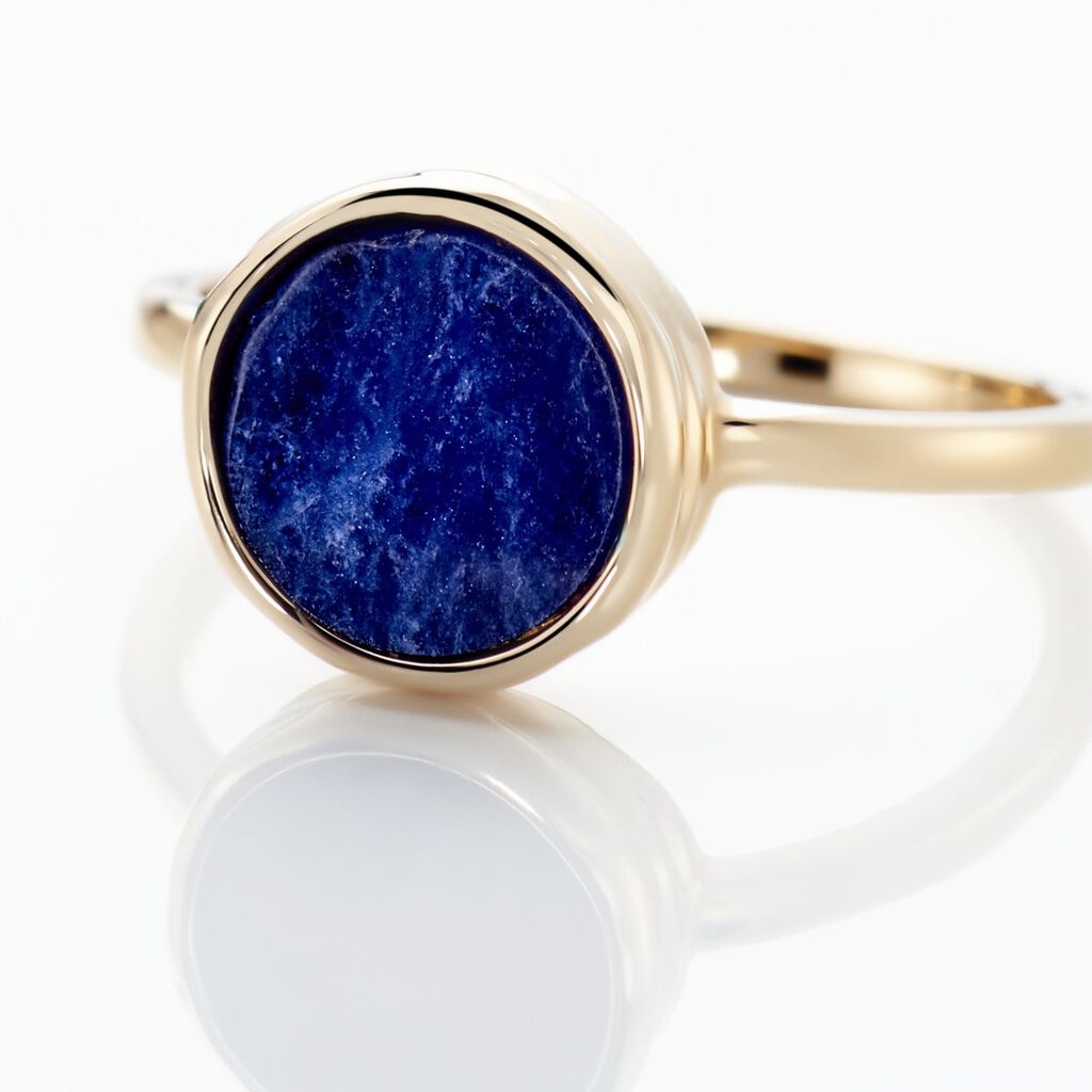 Bague Plaqué Or Neassa Sodalite - Bagues avec pierre Femme | Histoire d’Or