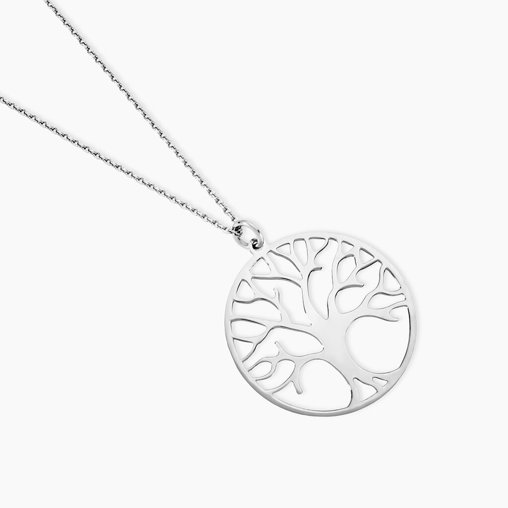 Collier Sautoir Philana Argent Blanc - Sautoirs Femme | Histoire d&rsquo;Or