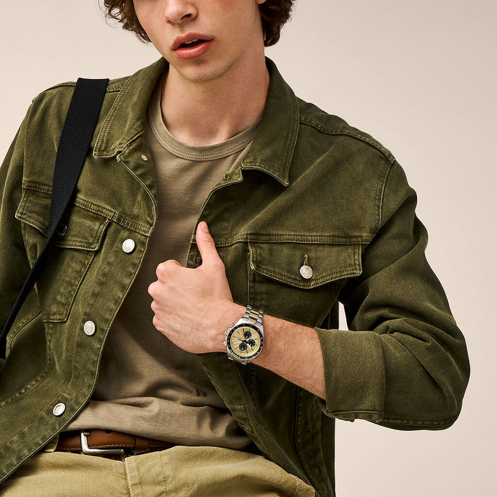 Montre Fossil Autocross Doré - Montres Homme | Histoire d’Or