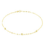 Cha&icirc;ne De Cheville Plantie Or Jaune - Cha&icirc;nes de cheville Femme | Histoire d&rsquo;Or