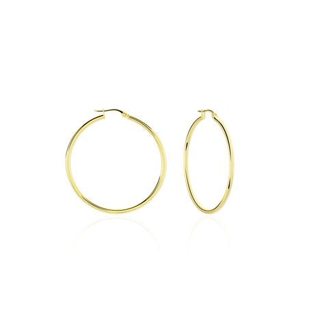 Créoles Verania Or Jaune - Boucles d'oreilles créoles Femme | Histoire d’Or