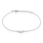 Bracelet Irina Argent Blanc Oxyde De Zirconium - Bracelets Femme | Histoire d&rsquo;Or