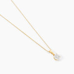 Collier Or Jaune Trecia Diamants - Colliers Femme | Histoire d&rsquo;Or