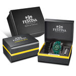 Coffret De Montre Festina Chrono Bike Edition Speciale Vert - F&ecirc;te des p&egrave;res Homme | Histoire d&rsquo;Or