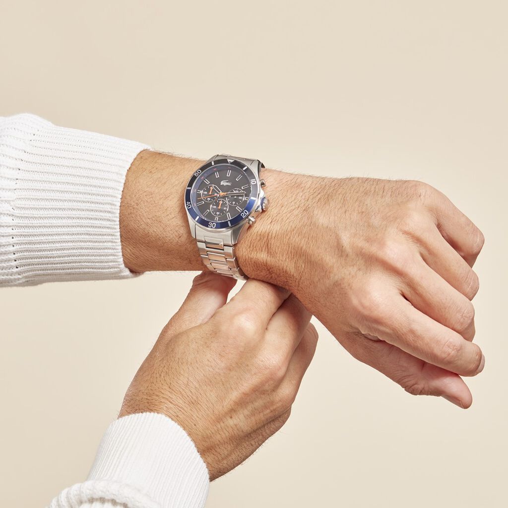 Montre Lacoste Tiebreaker Noir - Montres Homme | Histoire d’Or