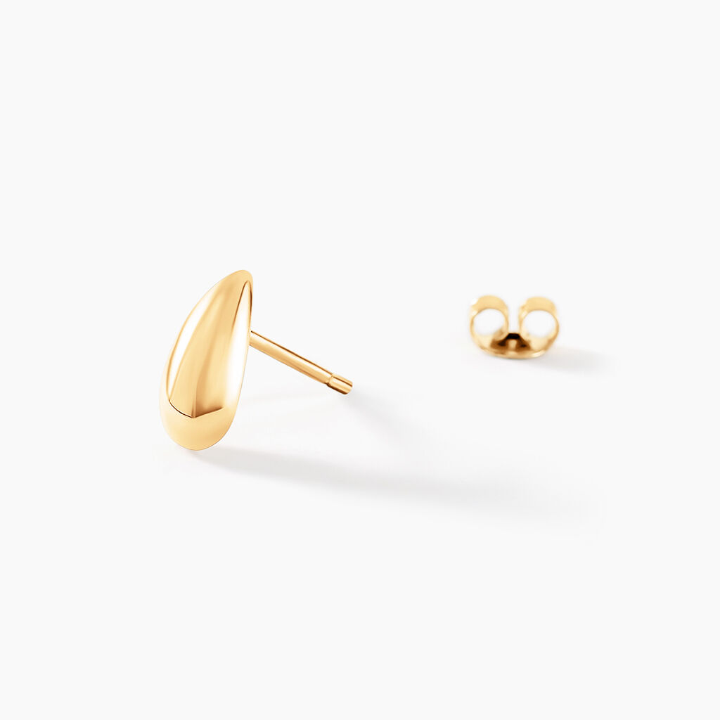 Boucles D'oreilles Puces Lani Or Jaune - Clous d'oreilles Femme | Histoire d’Or