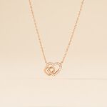 Collier Donatiane Argent Rose Oxyde De Zirconium - Colliers fantaisie Femme | Histoire d&rsquo;Or