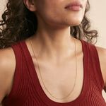 Cha&icirc;ne Ixia Maille Gourmette Diamantee Or Jaune - Chaines Famille | Histoire d&rsquo;Or