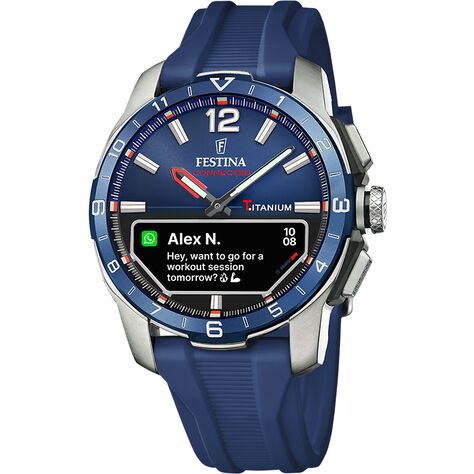 Montre Connectée Festina Connected Bleu - Montres connectées Famille | Histoire d’Or
