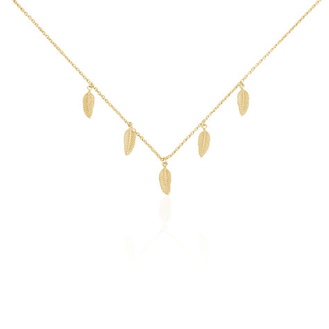 Collier Plaqué Or Jaune Libby - Colliers Femme | Histoire d’Or